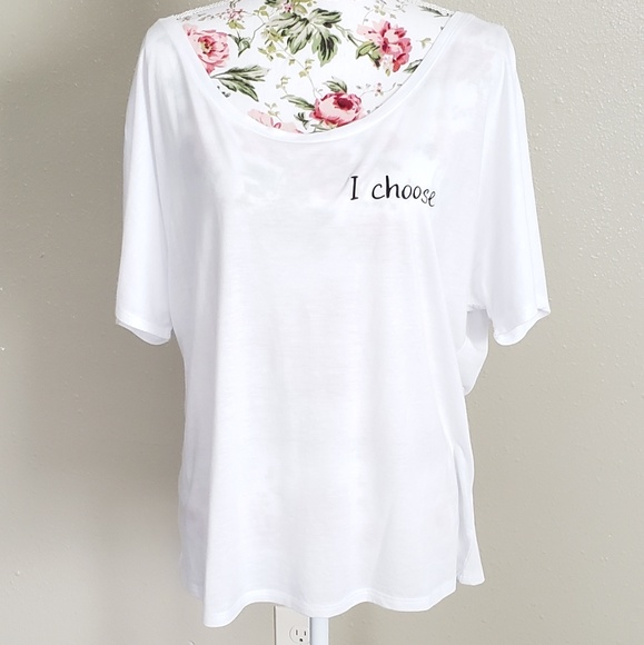 Le Motto "I choose" flowy sleeve tee shirt - Picture 2 of 5